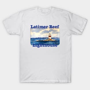 Latimer Reef Lighthouse, New York T-Shirt